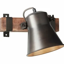 Luminaires Rustiques-Luminaires Brilliant Spot Brilliant Plow Noir, 1 lumière