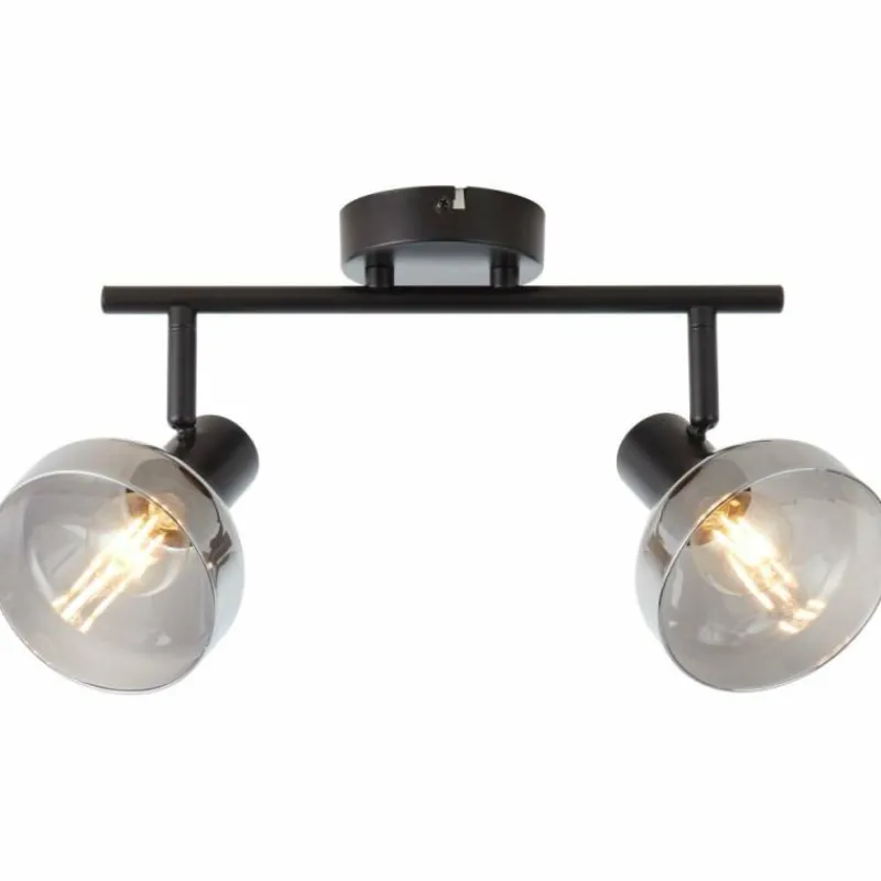 Luminaires Brilliant Spot Brilliant Reflekt Noir, 2 lumières