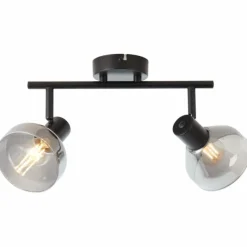 Luminaires Brilliant Spot Brilliant Reflekt Noir, 2 lumières