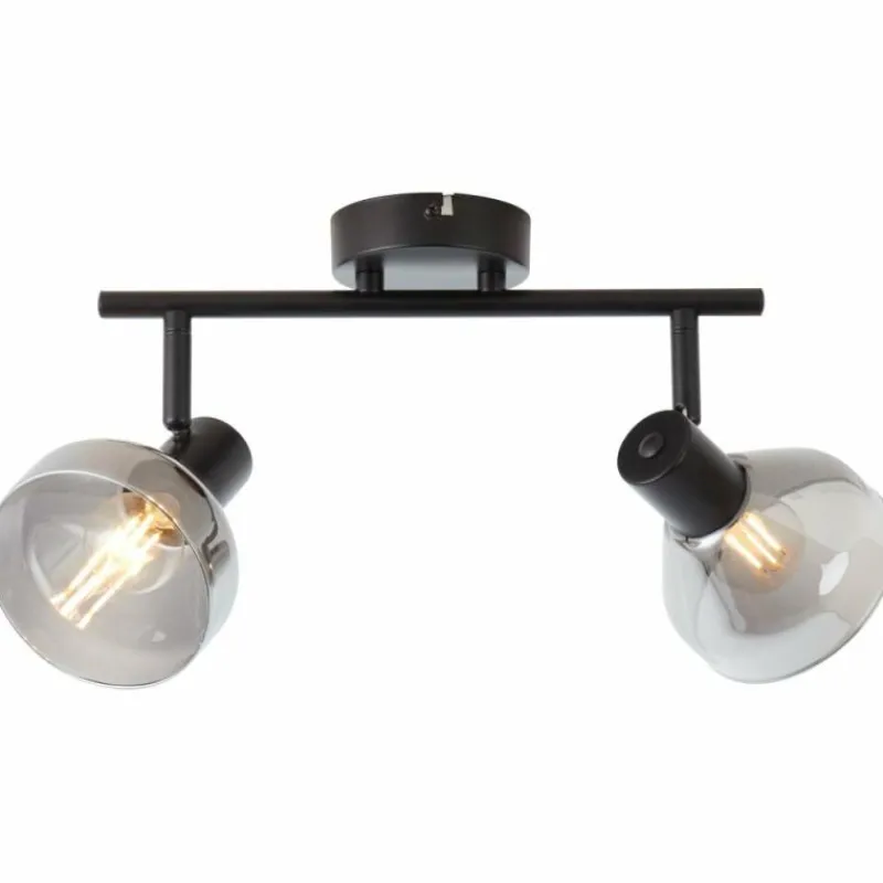 Luminaires Brilliant Spot Brilliant Reflekt Noir, 2 lumières