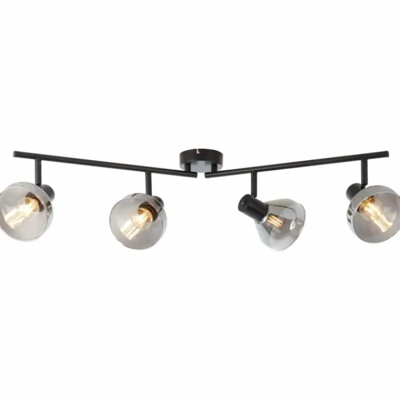 Luminaires Brilliant Spot Brilliant Reflekt Noir, 4 lumières
