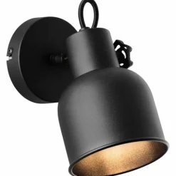 Lampes Industrielles-Luminaires Brilliant Spot Brilliant Rolet Noir, 1 lumière