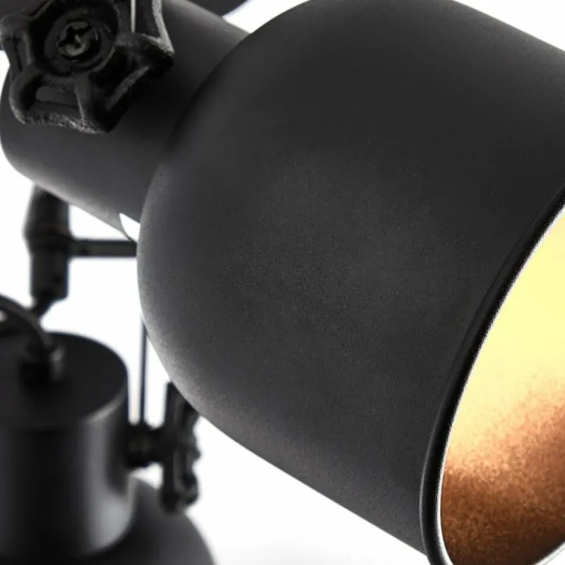 Lampes Industrielles-Luminaires Brilliant Spot Brilliant Rolet Noir, 2 lumières