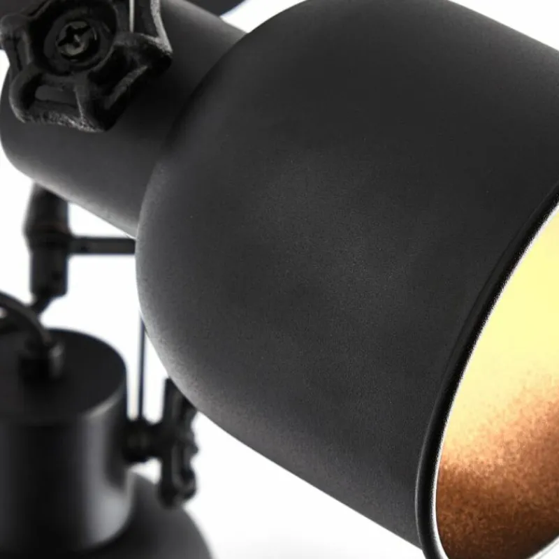 Luminaires Brilliant Spot Brilliant Rolet Noir, 4 lumières* Spots Et Projecteurs