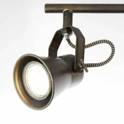 Luminaires Rustiques-Luminaires Brilliant Spot Brilliant Seed Bois foncé, Noir, 4 lumières