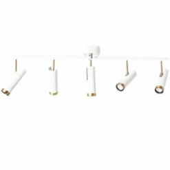 Lampes Dorées-By Rydéns Spot By Rydens Pulse Or, Blanc, 5 lumières