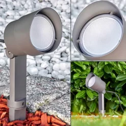 hofstein Spot de jardin Apenrader LED Anthracite, 1 lumière