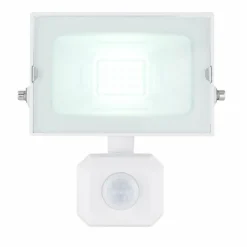 Luminaires Globo Lighting Spot de jardin Globo HELGA LED Blanc, 1 lumière, Détecteur de mouvement