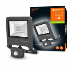 Luminaires Ledvance Spot de jardin LEDVANCE ENDURA® Gris, 1 lumière, Détecteur de mouvement