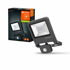 Luminaires Ledvance Spot de jardin LEDVANCE ENDURA® Gris, 1 lumière, Détecteur de mouvement