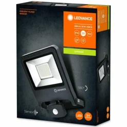 Luminaires Ledvance Spot de jardin LEDVANCE ENDURA® Gris, 1 lumière, Détecteur de mouvement