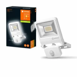 Luminaires Ledvance Spot de jardin LEDVANCE ENDURA® Blanc, 1 lumière, Détecteur de mouvement