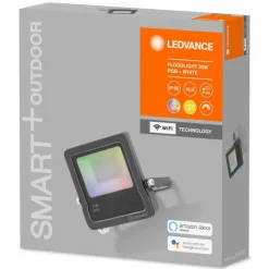 Luminaires Ledvance Spot de jardin LEDVANCE SMART+ Gris, 1 lumière, Changeur de couleurs