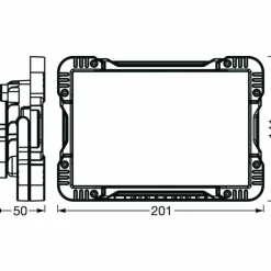 Luminaires Ledvance Spot de jardin LEDVANCE WORKLIGHTS Orange, 1 lumière