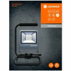 Luminaires Ledvance Spot de jardin LEDVANCE WORKLIGHTS Gris, 1 lumière