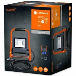 Luminaires Ledvance Spot de jardin LEDVANCE WORKLIGHTS Gris, Orange, 1 lumière