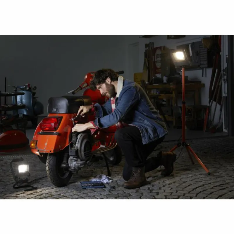 Luminaires Ledvance Spot de jardin LEDVANCE WORKLIGHTS Gris, Orange, 1 lumière