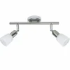 Luminaires Brilliant Spot de plafond Brilliant Sofia Fer, 2 lumières