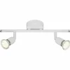 Luminaires Brilliant Spot de plafond Brilliant Loona LED Blanc, 2 lumières* Spots Et Projecteurs