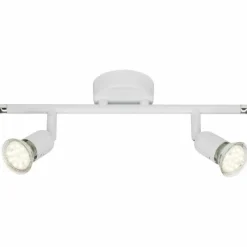 Luminaires Brilliant Spot de plafond Brilliant Loona LED Blanc, 2 lumières* Spots Et Projecteurs