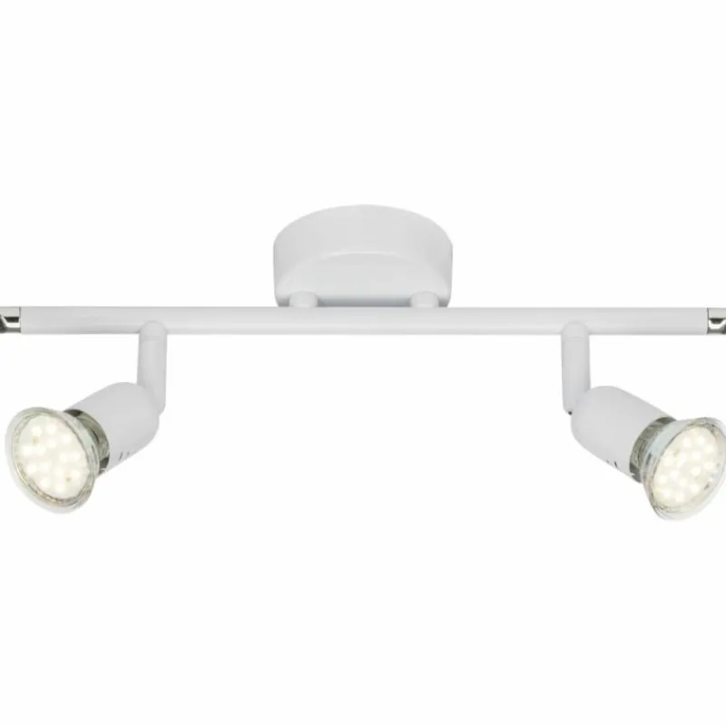 Luminaires Brilliant Spot de plafond Brilliant Loona LED Blanc, 2 lumières* Spots Et Projecteurs