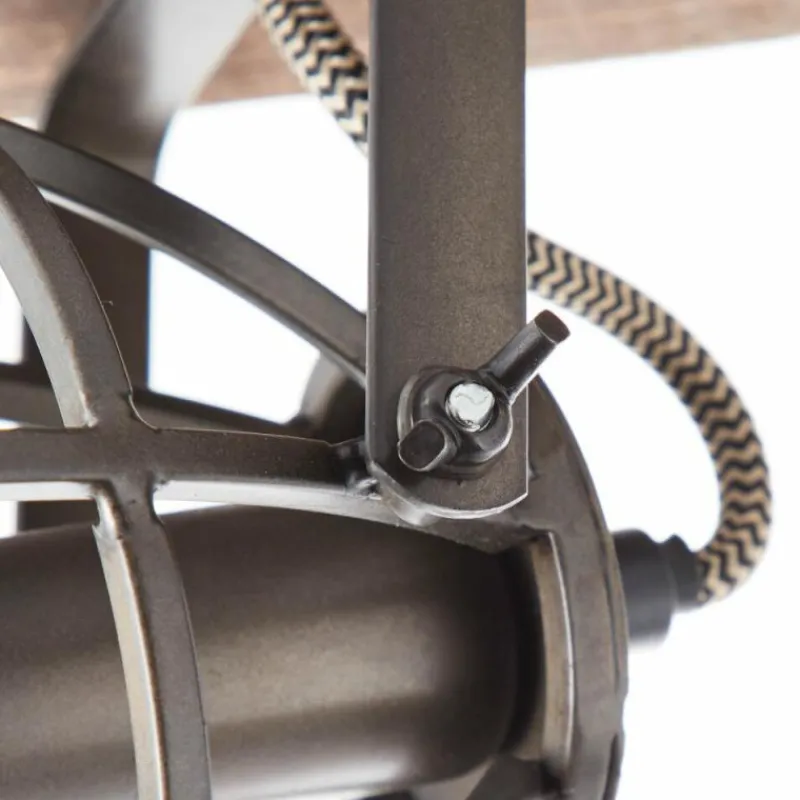 Lampes Vintages & Rétros-Luminaires Brilliant Spot de plafond Brilliant Matrix Noir, 2 lumières