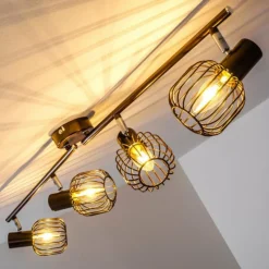 hofstein Spot de plafond Cancun Brun, 4 lumières