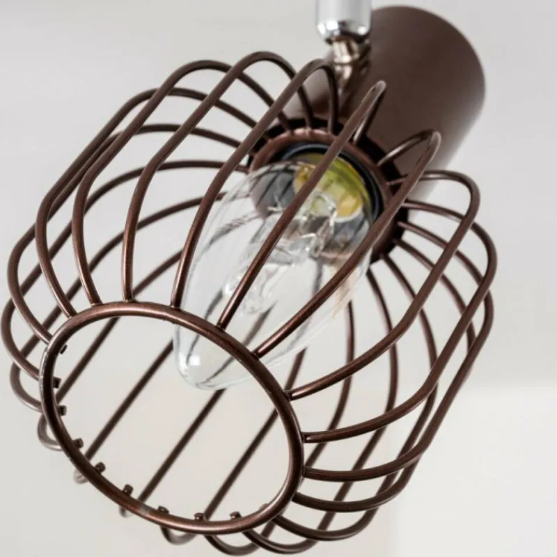 hofstein Spot de plafond Cancun Brun, 4 lumières