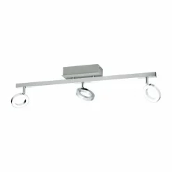 Luminaires Eglo Spot de plafond Eglo CARDILLIO 1 LED Aluminium, Chrome, 3 lumières* Éclairage Led