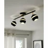 Lampes Dorées-Luminaires Eglo Spot de plafond Eglo NOCITO LED Or, Noir, 3 lumières