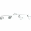 Luminaires Eglo Spot de plafond EGLO SERAS LED Blanc, 4 lumières* Éclairage Led