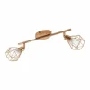 Luminaires Eglo Spot de plafond Eglo ZAPATA LED Cuivre, 2 lumières