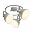 Luminaires Globo Lighting Spot de plafond Globo Gerda Gris, 3 lumières* Spots Et Projecteurs