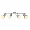 Luminaires Globo Lighting Spot de plafond Globo Gerda Gris, 4 lumières* Spots Et Projecteurs