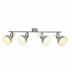 Luminaires Globo Lighting Spot de plafond Globo Gerda Gris, 4 lumières* Spots Et Projecteurs