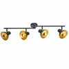 Luminaires Globo Lighting Spot de plafond Globo Lotte LED Noir, 4 lumières* Éclairage Led