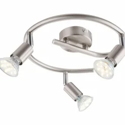 Luminaires Globo Lighting Spot de plafond Globo Matrix LED Nickel mat, 3 lumières* Éclairage Led