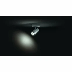 Luminaires Philips Spot de plafond, kit de base Philips Hue Ambiance White Buratto Argenté, 1 lumière, Télécommandes