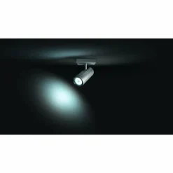Luminaires Philips Spot de plafond, kit de base Philips Hue Ambiance White Buratto Argenté, 1 lumière, Télécommandes