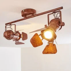 hofstein Spot de plafond Lichinga Rouille, 2 lumières* Spots Et Projecteurs