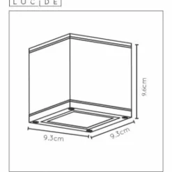 Luminaires Lucide Spot de plafond Lucide AVEN Noir, 1 lumière* Spots Et Projecteurs