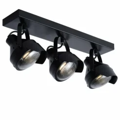 Lampes Industrielles-Luminaires Lucide Spot de plafond Lucide CICLETA Noir, 3 lumières
