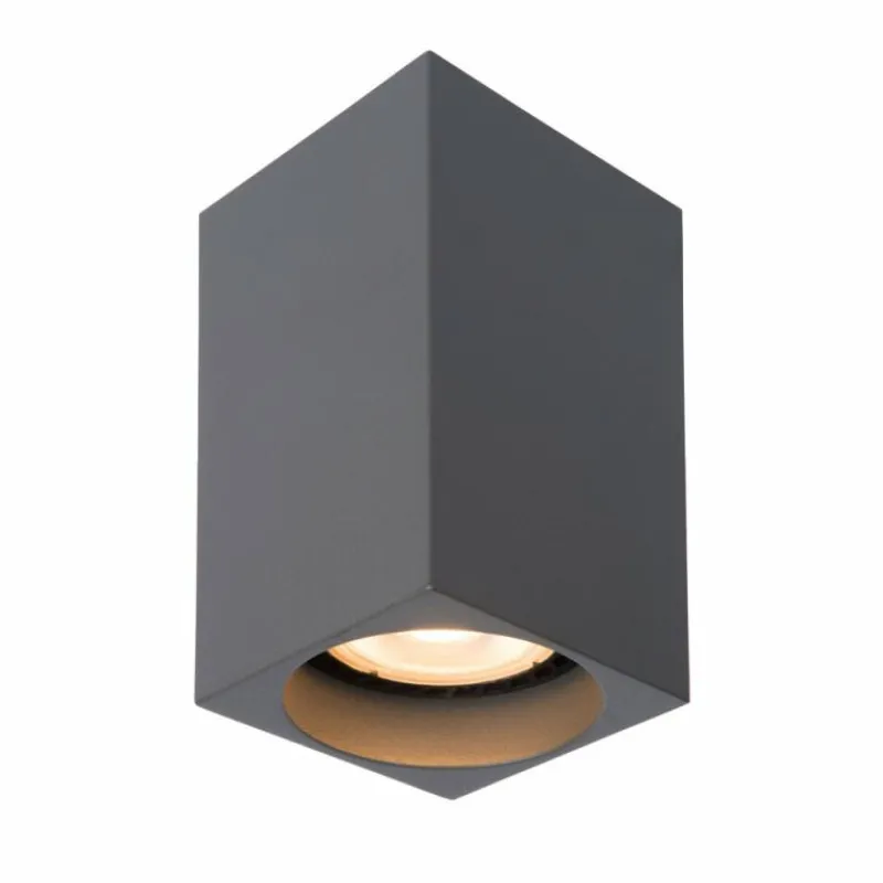 Luminaires Lucide Spot de plafond Lucide DELTO LED Gris, 1 lumière* Downlights
