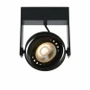 Lampes Industrielles-Luminaires Lucide Spot de plafond Lucide GRIFFON Noir, 1 lumière