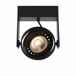 Lampes Industrielles-Luminaires Lucide Spot de plafond Lucide GRIFFON Noir, 1 lumière