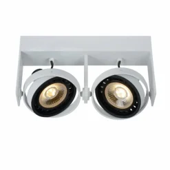 Lampes Industrielles-Luminaires Lucide Spot de plafond Lucide GRIFFON Blanc, 2 lumières