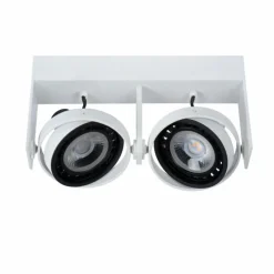 Lampes Industrielles-Luminaires Lucide Spot de plafond Lucide GRIFFON Blanc, 2 lumières