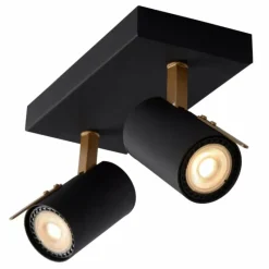 Luminaires Lucide Spot de plafond Lucide GRONY Noir, 2 lumières* Spots Et Projecteurs