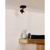 Lampes Industrielles-Luminaires Lucide Spot de plafond Lucide LENNERT LED Noir, 1 lumière
