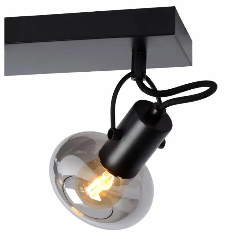 Luminaires Lucide Spot de plafond Lucide MADEE Noir, 2 lumières